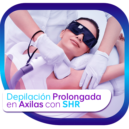 depilación prolongada en axila