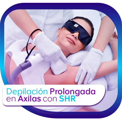 depilación prolongada en axila